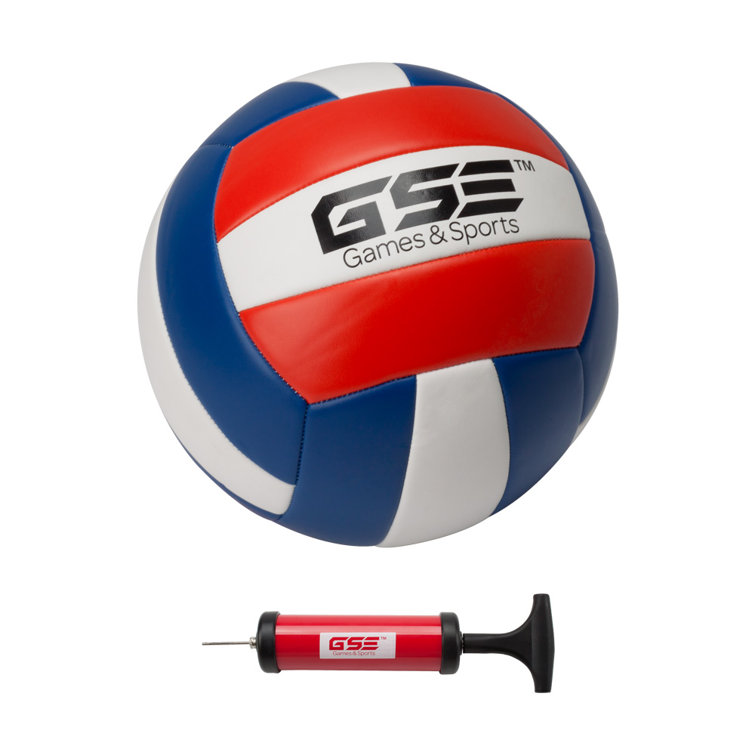 GSE Games & Sports Expert Backyard Portable Badminton Volleyball Combo